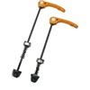 DONGLING Rilasci Rapidi per Bicicletta Spiedini for mozzo Ruota for Bicicletta Leva a sgancio rapido for Mountain Road MTB Anteriore Posteriore Spiedo 145/185mm Bullone for ASSE Strumenti(Yellow)