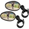 Generico Kit 2 x Specchio Specchietto Retrovisore Bici Bicicletta Rotazione 360° regolab