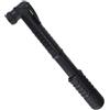 SEWOART Mini Pompa Bici Portatile Nera con Manometro e Ago Aria | 1 Pezzo, Nylon e Acciaio Inox, per Biciclette e Palloni, Uso in Viaggio