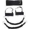 FONDOTIN Strumento di Allenamento per Basket, Fasce per Allenamento di Basket, 1 Set, Nero, Neoprene, migliora l'equilibrio del corpo, per