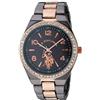 Accutime U.S. Polo Assn. Orologio Analogico al Quarzo Donna con Cinturino in Metallo USC40265AZ