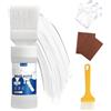 RICKMASK Tutto in uno, vernice per mobili senza levigatura, colore per mobili, armadi, legno e metallo, asciugatura rapida, 180 ml