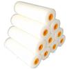 Quercos Confezione da 10 Rullo di ricambio per vernice Superfein - Rullo in schiuma da 11 cm diritto - Mini Rulli Vernice per lacca all'acqua e solventi. Schiuma di ricambio poliestere ad alta densità