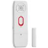 Chatthen Allarme Porta Finestra 2 in 1 con Sensore Magnetico e Rilevatore Vibrazione, Allarme Senza Fili 130 dB con Sensibilità Regolabile, Sensore per Casa Ufficio Porte e Finestre