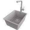PRIMAGRAN Lavandino sottotop al Mobile 40cm + Rubinetto, 36x44cm