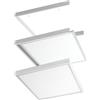 Greenice Tessileio di Montaggio Superficie Montata Pannello LED 60x60Cm | Greenice