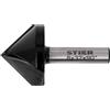 STIER Fresa per cartongesso 8 mm D 32 mm 90° per fresatura verticale