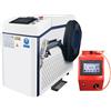 Ovsuqu 1500W saldatore laser di fibra Mchine 4 in 1 saldatore manuale della saldatura laser di fibra di pulizia taglio saldatrice BWT sorgente con alimentatore automatico del filo per tutti i metalli