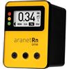 Aranet Radon One - Rilevatore radon veloce da casa con risposta in 10 minuti, display E-Ink, alimentato a batteria, monitor radon portatile in tempo reale per scantinati e monitoraggio dell'aria