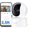 IMILAB C20 Smart Security Camera, vista rotazionale a 360, visione notturna migliorata Sistema di sorveglianza con rilevamento del movimento 1080P Lavora con Alexa Google Home, audio bidirezionale