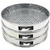 Generic Setaccio Terreno e Mirtilli 300 mm, Inox 304, Fori 1-30 mm(Roundhole19mm)