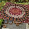 Treer Tenda Vela Ombreggiante Rettangolare Impermeabile con Motivo Mandala Indiano 3D, Tenda da Sole per Esterno con Protezione UV 95% per Giardino Pergolato Balcone e Terrazza (Stile 6,2x2.4m)