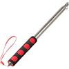 Qiuboluny Asta per bandiera telescopica con clip, portatile, leggera, estensibile, in acciaio inox, per insegnanti, con impugnatura antiscivolo (1,6, rosso)