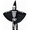 Tuta da scheletro di Halloween Vestito da teschio spaventoso per spettacoli