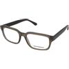 Emporio Armani EA3255 6249 | Occhiali da Vista Graduati | Prova Online | Plastica | Quadrati | Grigio, Trasparente | Adrialenti