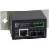 LevelOne IEC-4002 convertitore multimediale di rete 100 Mbit/s Modalità multipla Nero [IEC-4002]