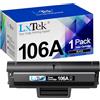 LxTek Compatibili Toner per HP 106A W1106A per Laser 107a MFP 137fnw 1-Pack