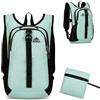 Azarxis Zaino Pieghievole 15L Ultraleggero, Zaino Casual Portatile per Scuola, Palestra, Trekking, Hiking, Viaggio - Uomo e Donna (Verde)
