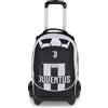 Seven Trolley Scuola Jack 3 Ruote Juventus, Nero, 33L, Scomponibile, Cross-over System, 3 in 1, Uso Zaino, Tasca frontale, Scuola elementare e media, Bambino, Ragazzo, Calcio, Prodotto ufficiale