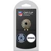 Team Golf NFL Golf cap Clip con 2 pennarelli magnetici smaltati a Doppia Faccia Rimovibili, Si Attacca Facilmente ai Cappelli