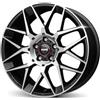 Cerchi in lega Momo REVENGE 2.0 Evo 7.0x17 Nero Diamantato Opaco