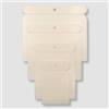 DEWEPRO Set di 4 spatole flessibili (50 mm, 80 mm, 100 mm, 120 mm), in plastica, colore bianco, perfetto per lavori di stucco e ristrutturazione