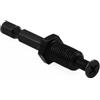 Elchuiaby Adattatore per mandrino da 1/4 esagonale a 3/8-24UNF, in acciaio, senza chiave, 2-13 mm, per trapani elettrici a mano, strumento di conversione resistente, nero