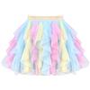 Sunny Fashion Ragazze Gonna Marina Militare Blu Perla Stelle Scintillante Tutu Danza 4-12 Anni