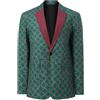 YFFUSHI Blazer Uomo Velluto a Coste Motivo Corde Matrimonio Cerimonia