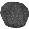 GaelSong Berretto piatto irlandese tradizionale da uomo, 100% tweed di lana, prodotto in Irlanda, Grigio, M
