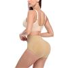 Joyshaper Mutandine da donna con push up Butt Lifter Mutandine modellanti Mutandine Hip Enhancer Shapewear, nero/beige, S-XL, beige., XL