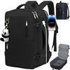 XJ-HOME Zaino da Viaggio, Zaino 45x36x20 Aereo Bagaglio a Mano 45L Donna Uomo per PC Portatili 17.3 Pollici per Scuola e Lavoro Trekking, Borsa Antifurto