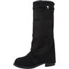 HEMNACU Stivali da donna al ginocchio con tacco a blocco, stivali lunghi, antiscivolo, alti, senza lacci, con suola spessa, stivaletti a punta rotonda, per autunno e inverno, scarpe facili da