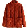 Generisch Giacca in Pile da Donna Inverno Giacca Invernale da Donna Calda Giacca in Teddy da Donne Giacca di Piumino Donna Peluche Giacca in Pile Giacca Flanella con Zip Giacca in Pile Giacche in
