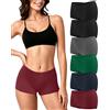 Desanlapi Slip Donna Mutande Cotone a Vita Media Culotte Boxer Donna Pacco da 6 UN8 M