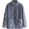 Generisch Giacca in Pile da Donna Inverno Giacca Invernale da Donna Calda Giacca di Teddy da Donna Giacca di Peluche Donna Soffice Giacca in Flanella con Cerniera Giacca in Pile Giacche in Plüsch