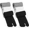 UILYNIU 6 Paia Calzini Infradito Donna con Dita Separate, Antiscivolo, Unisex per Sport, Running, Lavoro, Casa, Outdoor (Multicolore)