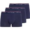 Tommy Hilfiger Uomo Pantaloncini Boxer Confezione da 3 Intimo, Multicolore (Peacoat), L