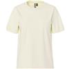 PIECES Pcria SS Lurex Neck Tee Jrs Noos BC, White Pepper, S Donne