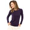Merino.tech Maglia Lana Merino Donna - 100% Intimo Termico Lana Merino | Maglia donna a maniche lunghe, girocollo/V/U, per sport e outdoor, traspirante, ad asciugatura rapida, delicata
