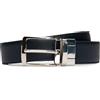 NAE Vegan Shoes Men's Reversible Vegan Belt Alp Black