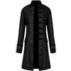 Crubelon Giacca da uomo vittoriana Steampunk Tailcoat Costume di Halloween | Abito gotico da vampiro per cosplay, feste in maschera e feste di Halloween