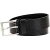 GUESS Pelle cintura Boston Leather Belt H35 W105 Black nero