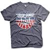 Top Gun Licenza Ufficiale Tomcat T-Shirt da Uomo (Scuro-Heather), X-Large
