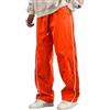 Generisch Pantaloni da uomo Hip Hop Baggy, pantaloni da parachute Y2k, pantaloni da allenamento alla moda, con coulisse, pantaloni alla moda, pantaloni alla moda, pantaloni larghi, cargo da jogging, harajuku