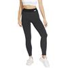 FGM04 Leggings Jeans Basic Donna (XS-S, Nero)