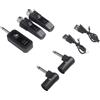 Ricevitore Trasmettitore XLR Wireless Ricaricabile 2.4GHz con per trasmissione