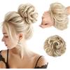 XFSRG Ciambella Chignon Messy Bun Elastico Posticcio Capelli Sintetici Acconciatura Updo Voluminoso Naturale