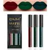Desing Wish 3 Pezzi Rossetto Lunga Durata Set Lucidalabbra Rossetti Kit Labbra Opaco Nude Rosso Lipgloss Rossetto Waterproof Lipstick Matte Trucco Labbra Regalo per Trucchi Donna Ragazza