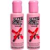 Crazy Color - 2 colori semi-permanenti per capelli, 100 ml, rosso fuoco